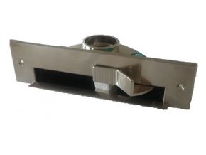 Szemétlapát adapter -króm árnyalatú