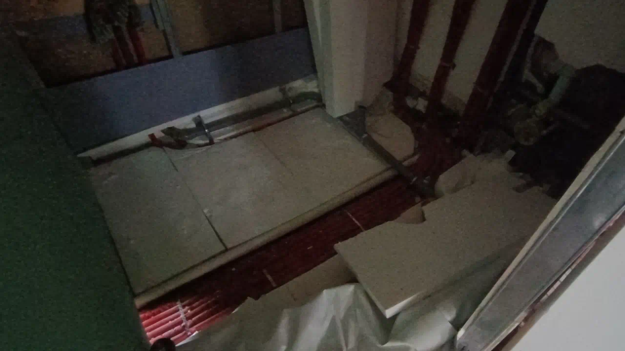 központi porszívó kiépítése felújítás során
