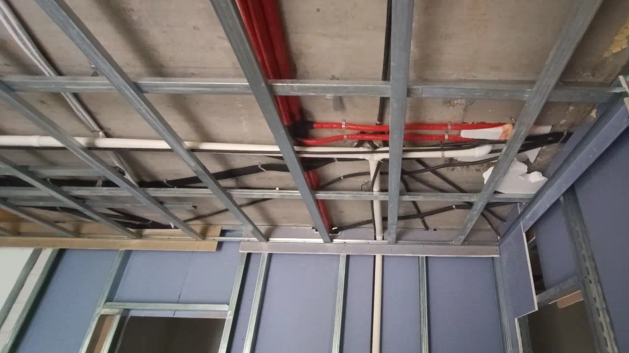központi porszívó kiépítése felújítás során